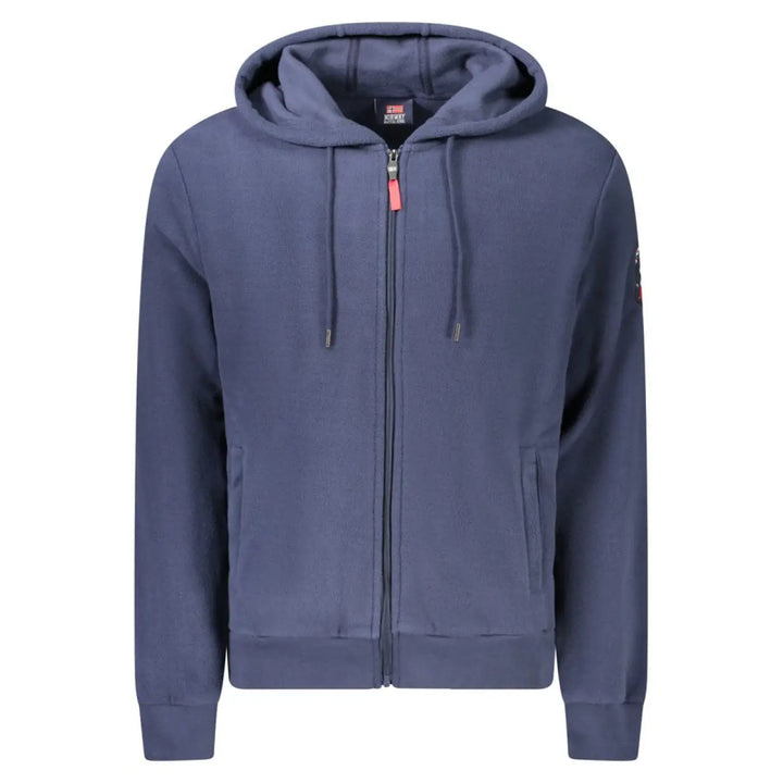 Norway 1963 Blue Polyester Men’s Hooded Sweatshirt