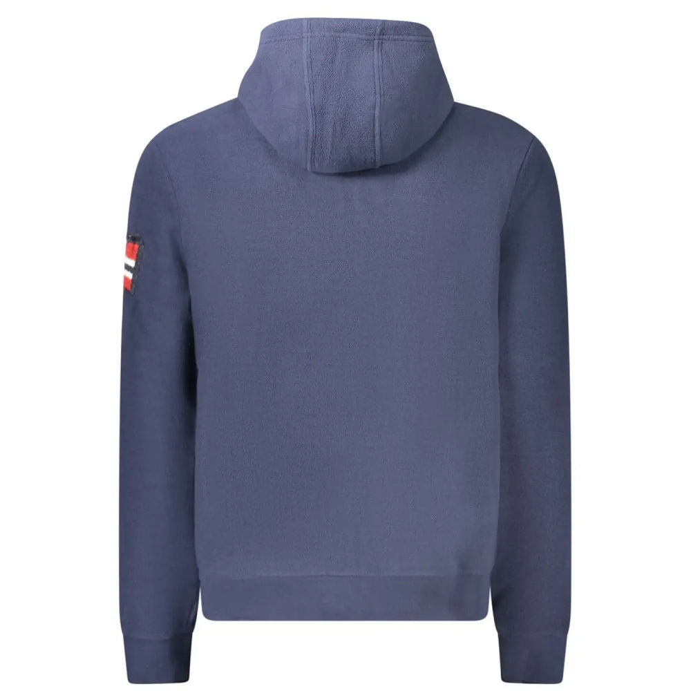 Norway 1963 Blue Polyester Men’s Hooded Sweatshirt