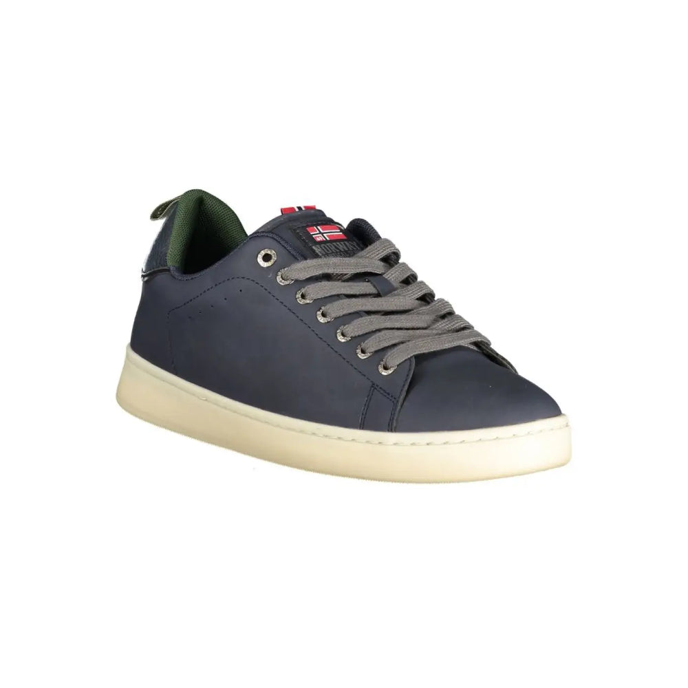 Norway 1963 Blue Polyurethane Men Sneaker