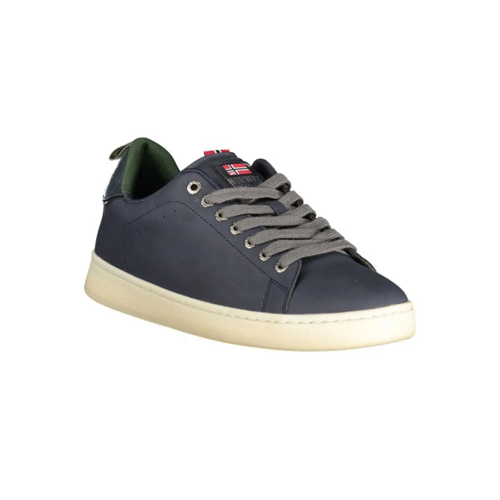 Norway 1963 Blue Polyurethane Men Sneaker