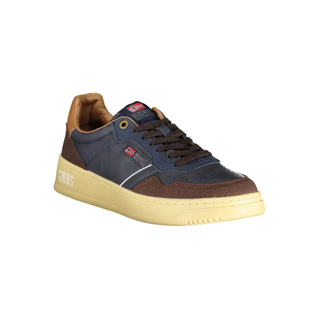 Norway 1963 Blue Polyurethane Men Sneaker