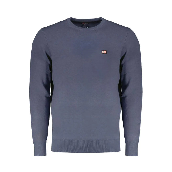 Norway 1963 Blue Wool Men Sweater