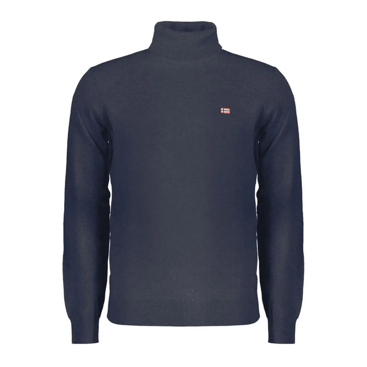 Norway 1963 Blue Wool Men Sweater