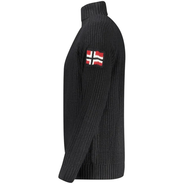 Norway 1963 Blue Wool Men Sweater
