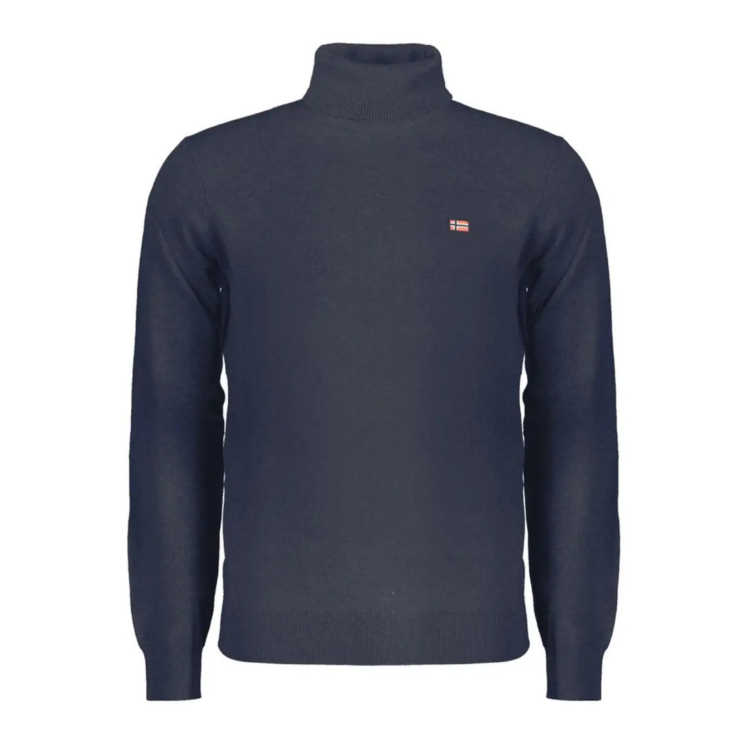 Norway 1963 Blue Wool Men Sweater