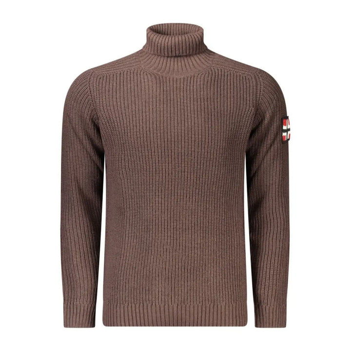 Norway 1963 Brown Acrylic Men’s Sweater