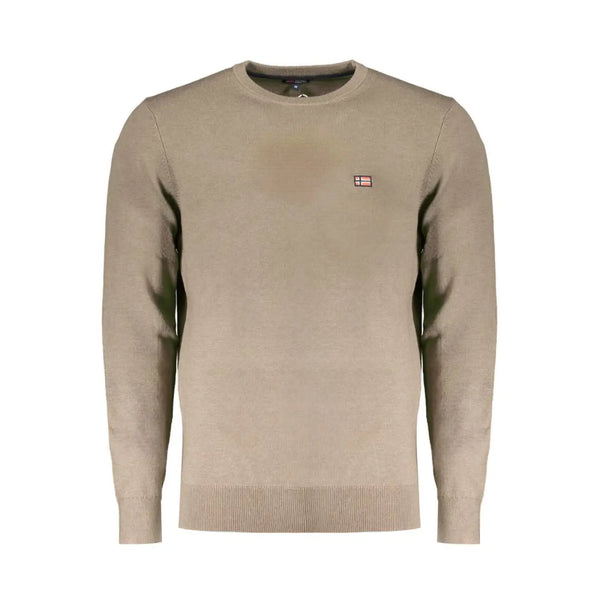 Norway 1963 Brown Wool Men Sweater