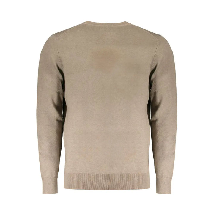 Norway 1963 Brown Wool Men Sweater