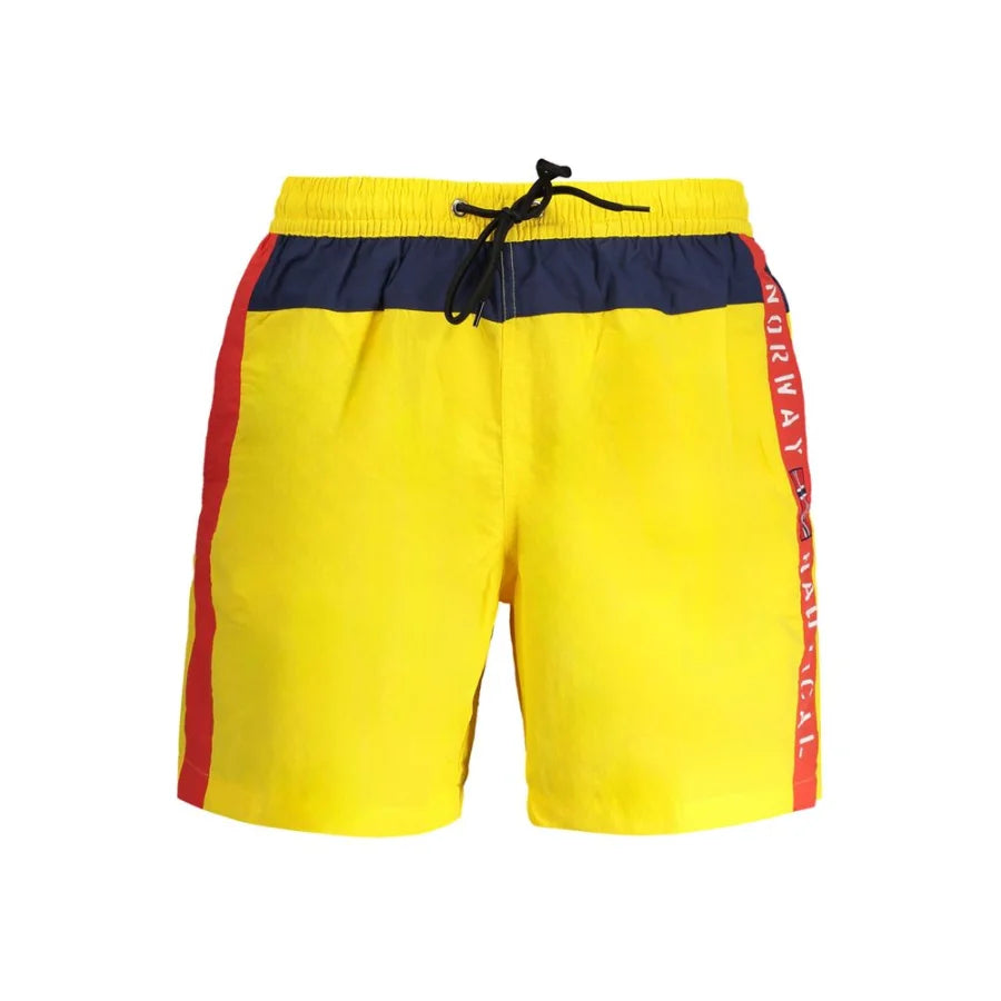 Norway 1963 Giallo Polyester Men’s Swim Boxer