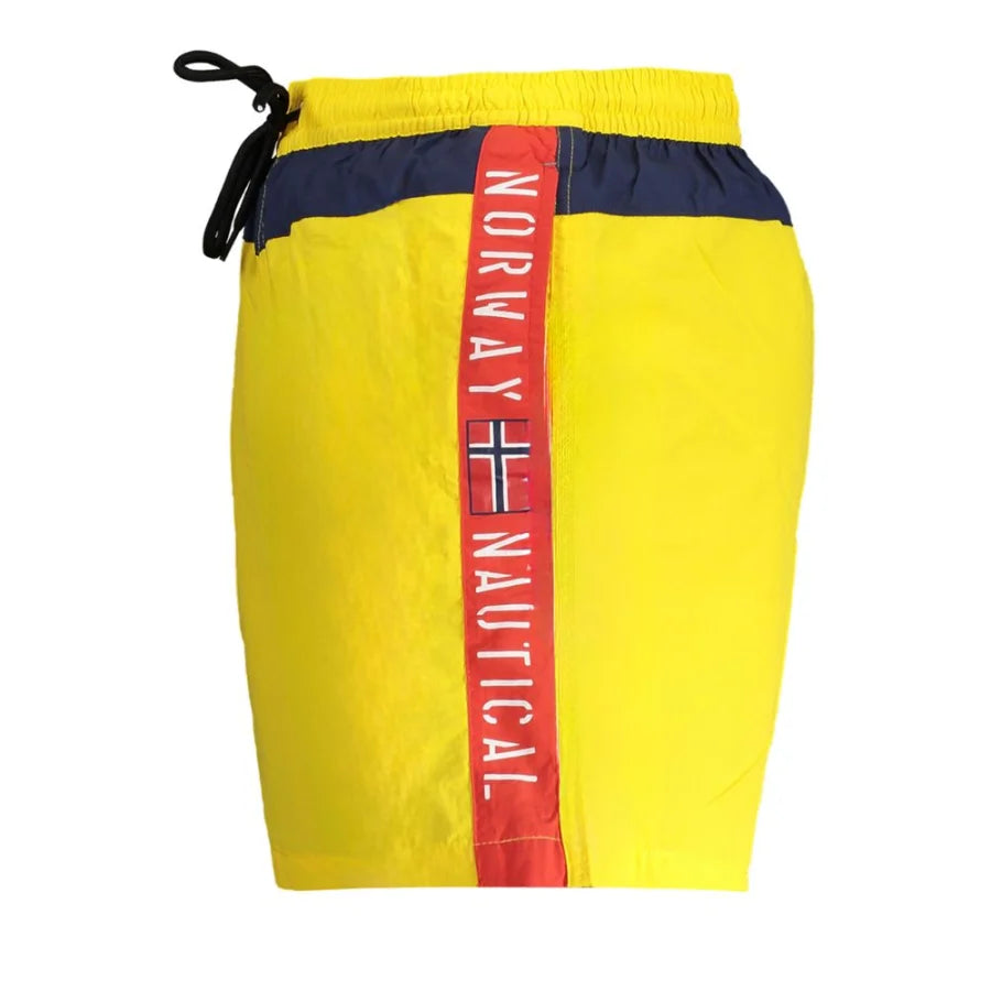 Norway 1963 Giallo Polyester Men’s Swim Boxer