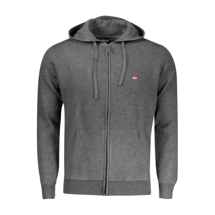 Norway 1963 Grigio Poliammide Men’s Cardigan