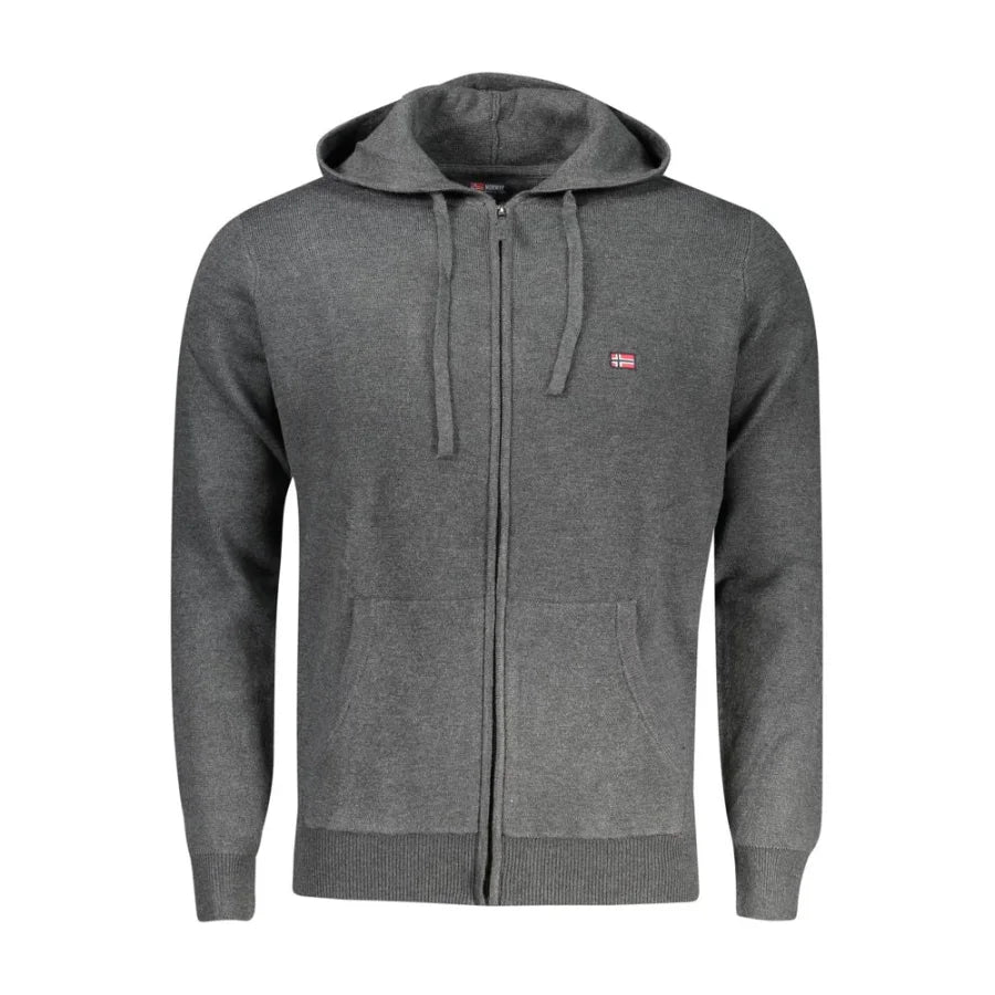 Norway 1963 Grigio Poliammide Men’s Cardigan