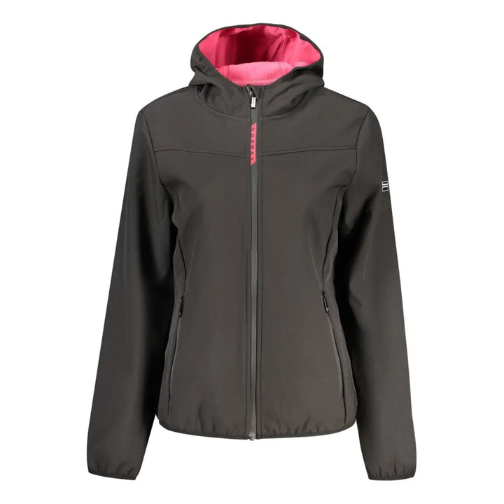 Norway 1963 Nero Polyester Donna Jacket