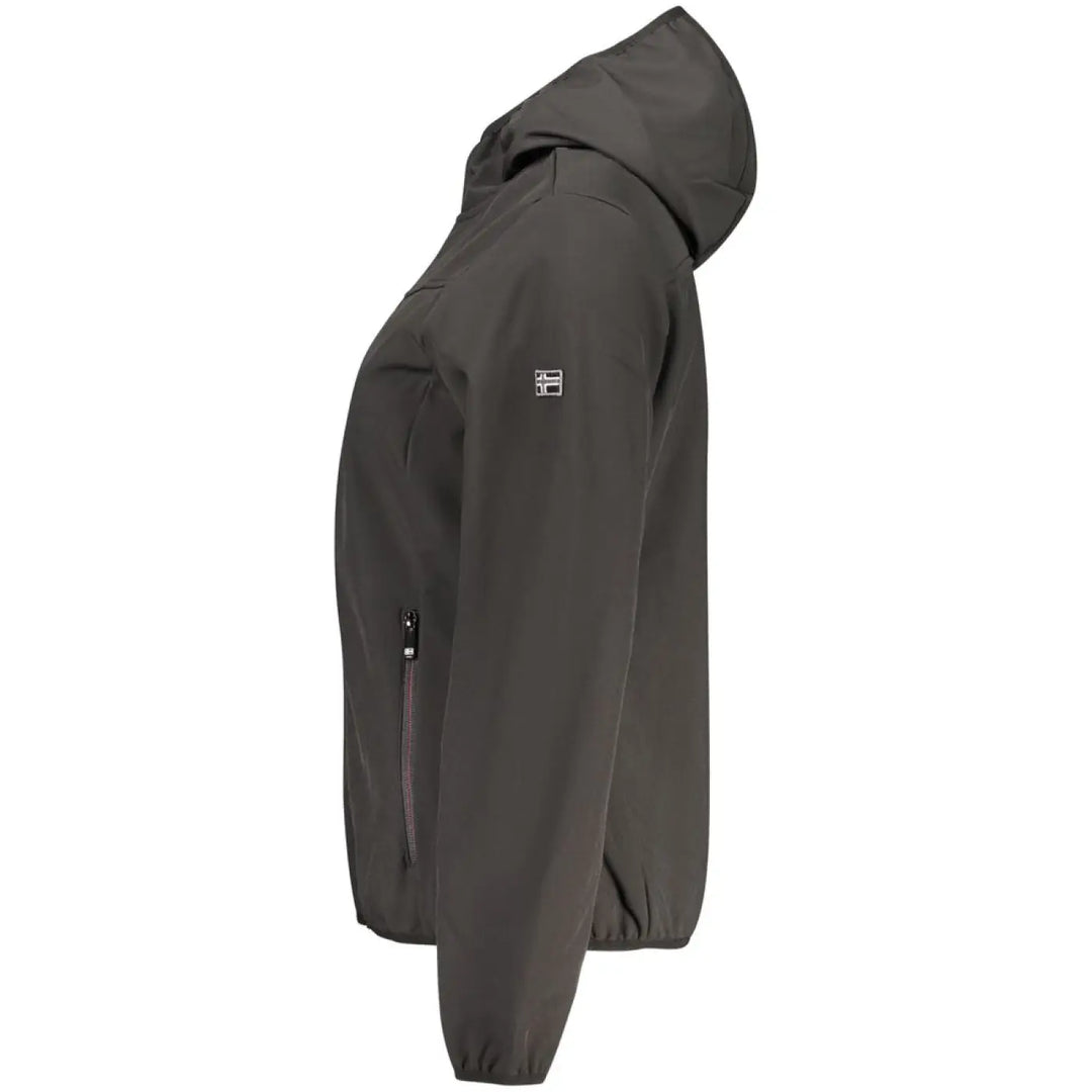 Norway 1963 Nero Polyester Donna Jacket