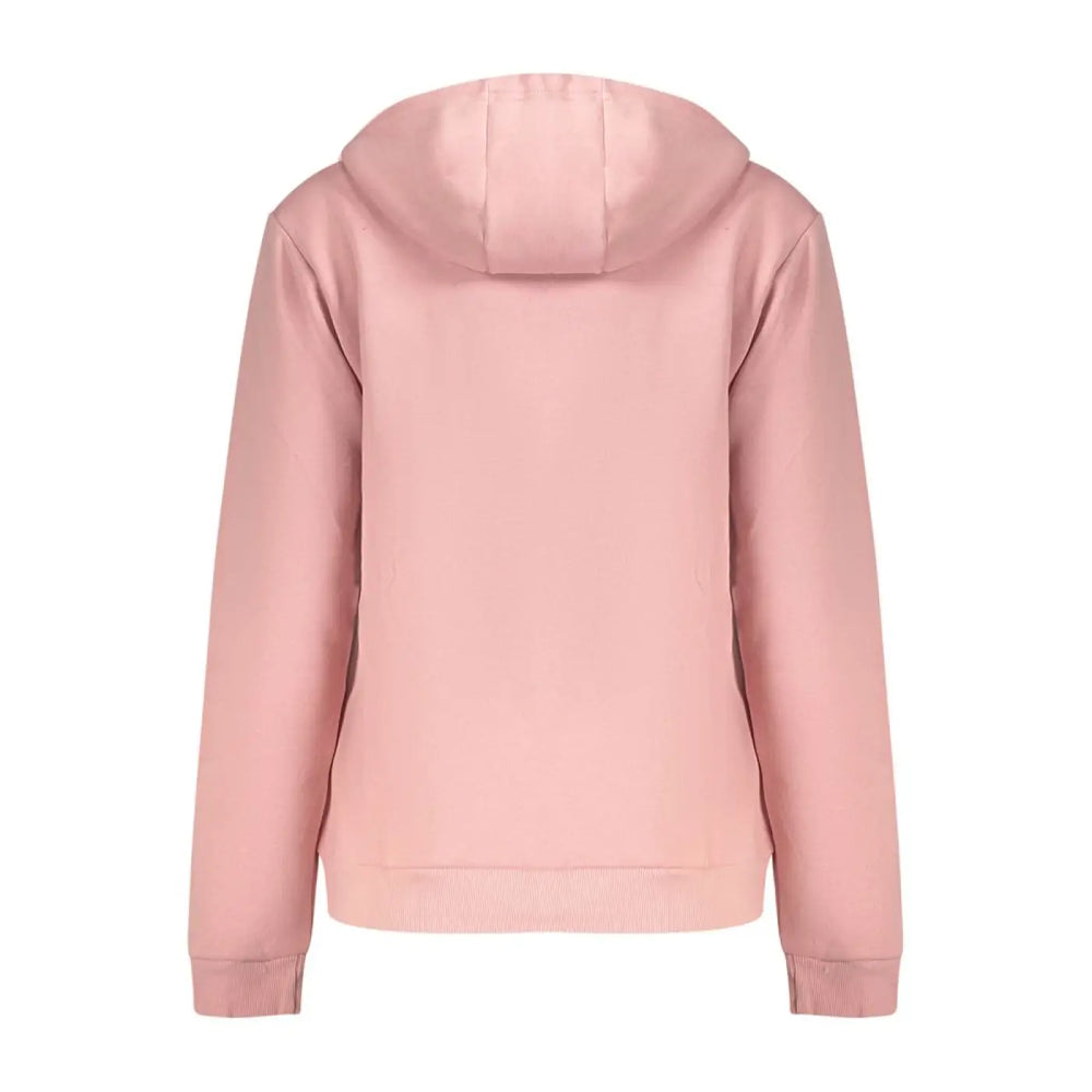 Norway 1963 Rosa Cotton Women Sweatshirt with Zip and Pockets