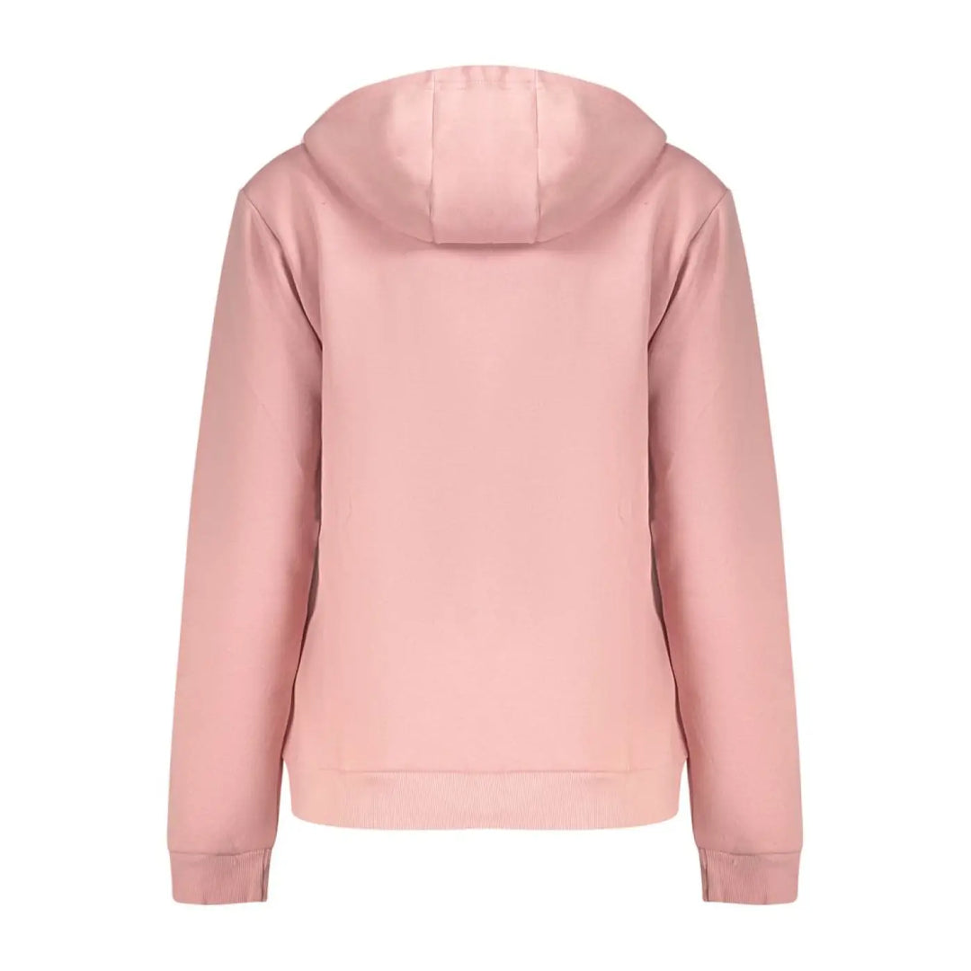 Norway 1963 Rosa Cotton Women Sweatshirt with Zip and Pockets