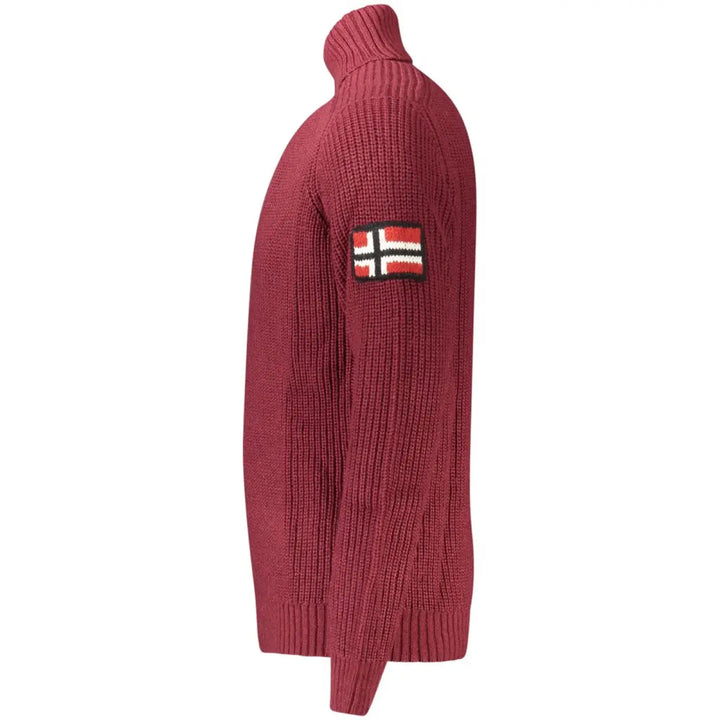 Norway 1963 Rosso Acrylic Men’s Sweater