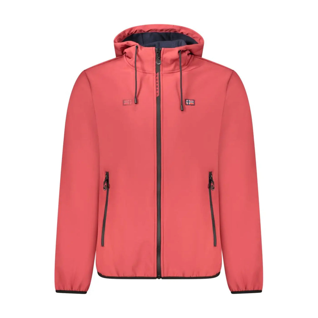 Norway 1963 Rosso Polyester Men Jacket