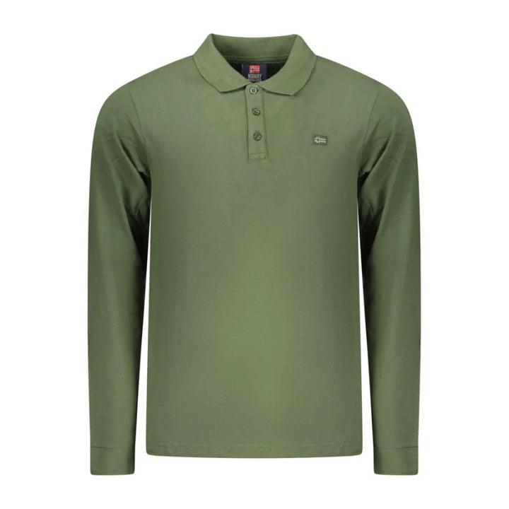 Norway 1963 Verde Cotton Men Polo