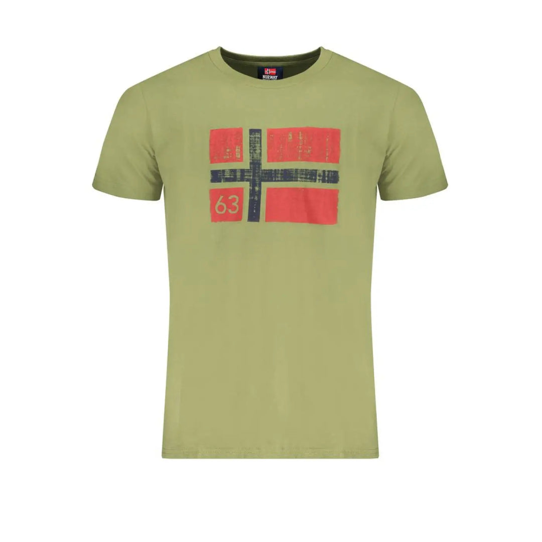 Norway 1963 Verde Cotton Men T-shirt
