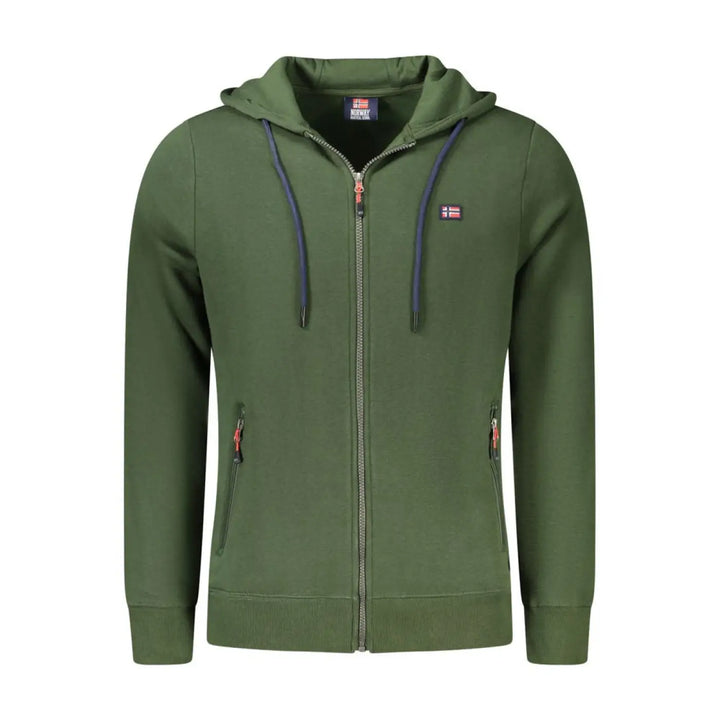 Norway 1963 Verde Cotton Mens Hoodie