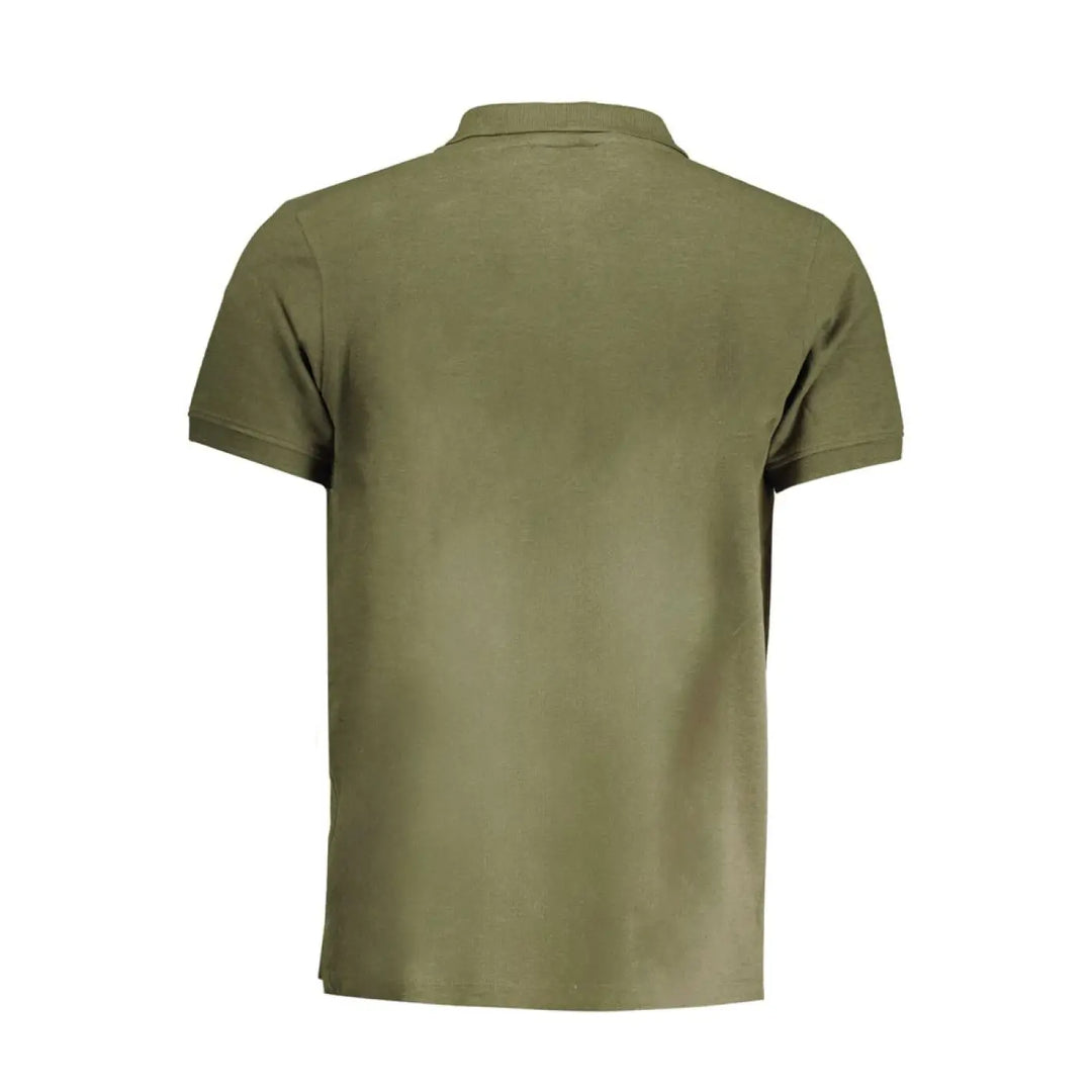 Norway 1963 Verde Cotton Mens Polo Shirt