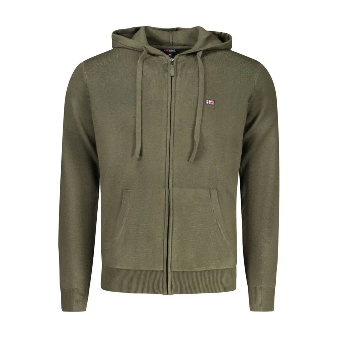 Norway 1963 Verde Poliammide Men Cardigan