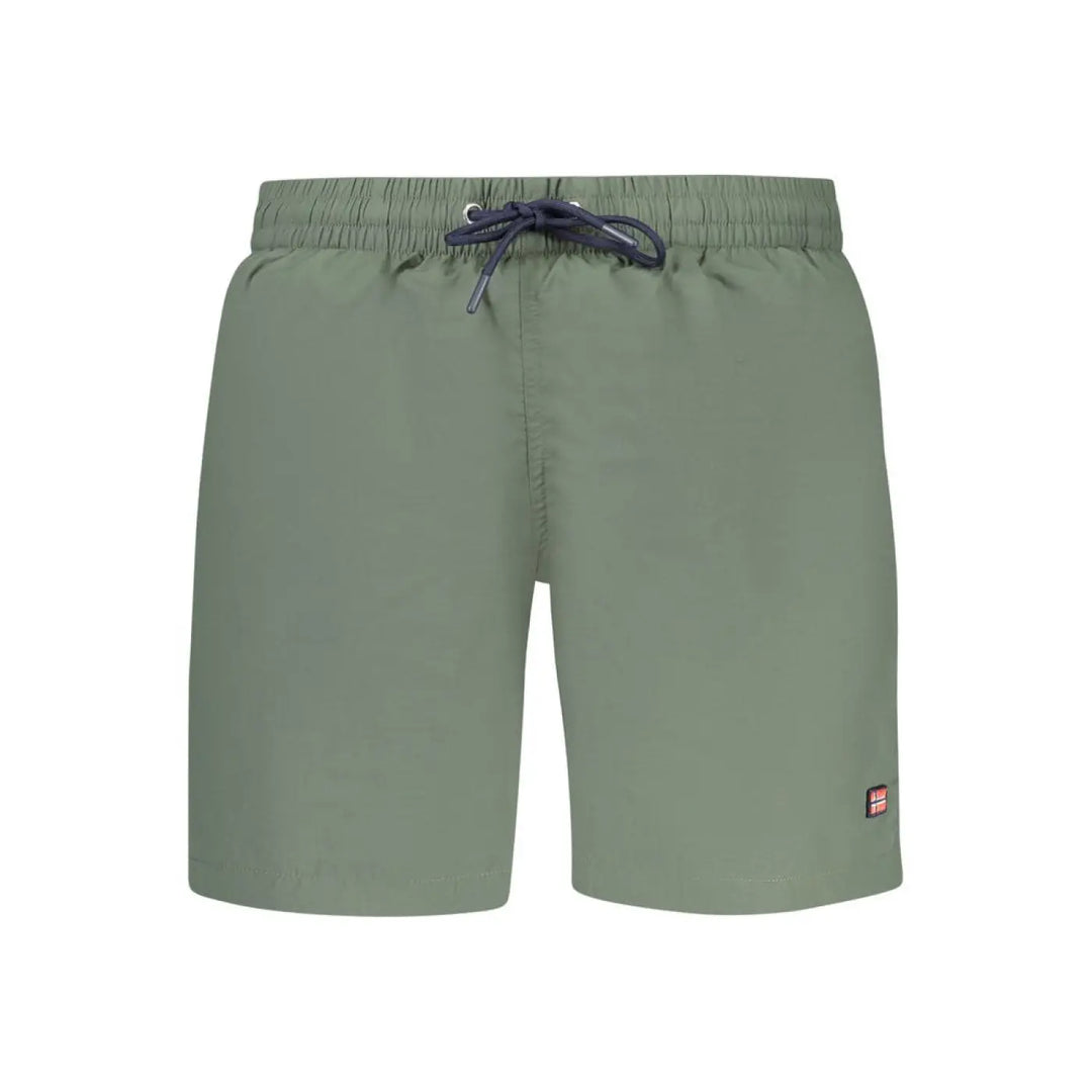 Norway 1963 Verde Poliammide Men Swim Boxer