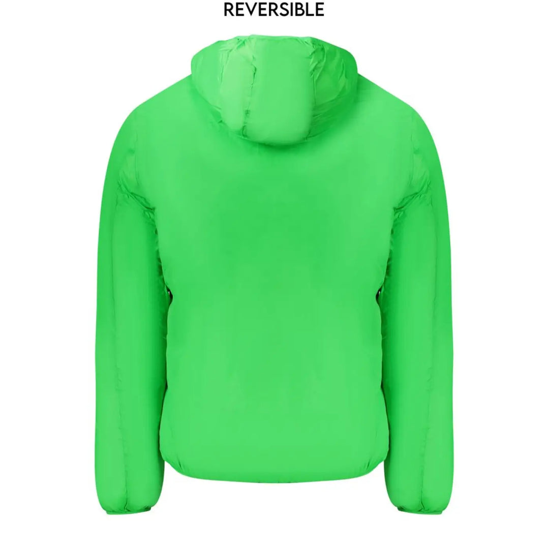 Norway 1963 Verde Poliammide Men’s Reversible Jacket
