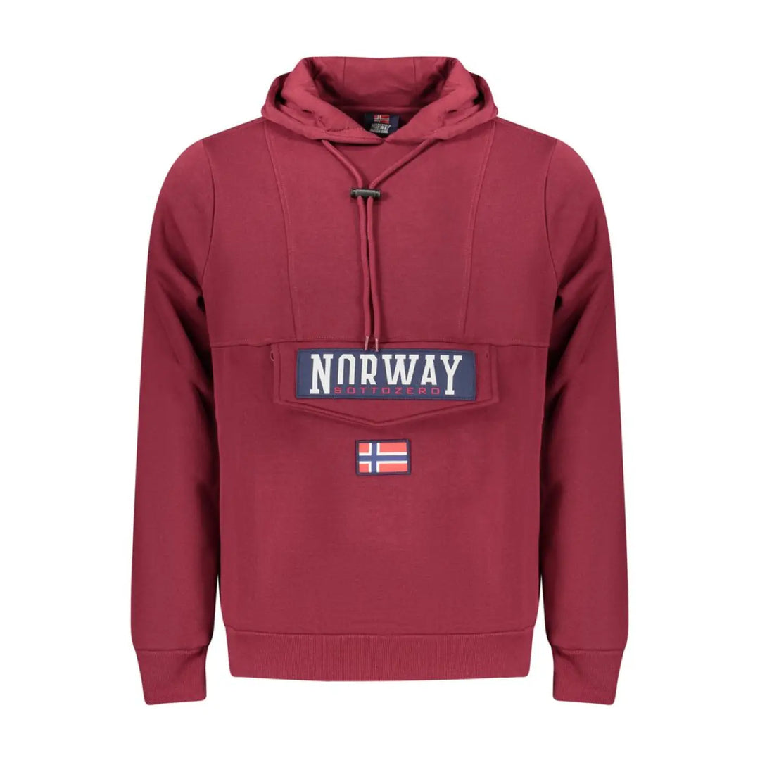 Norway 1963 Viola Cotton Men’s Hooded Sweatshirt