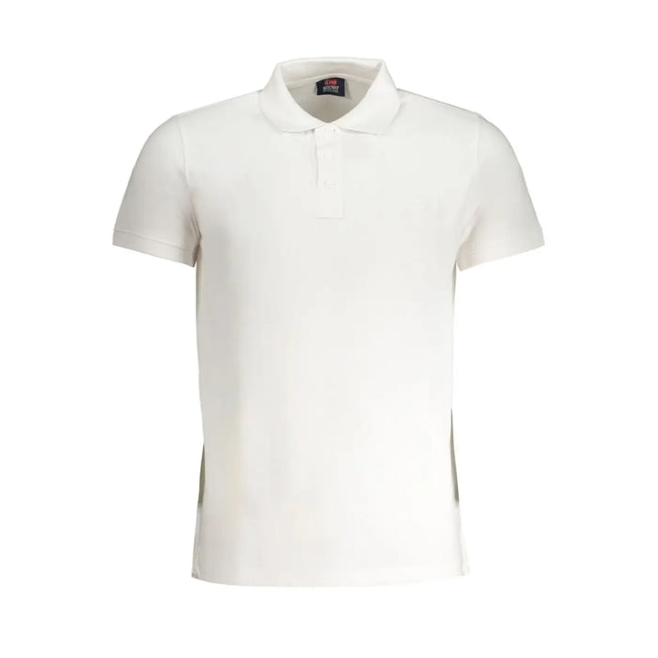 Norway 1963 White Cotton Men Polo Shirt