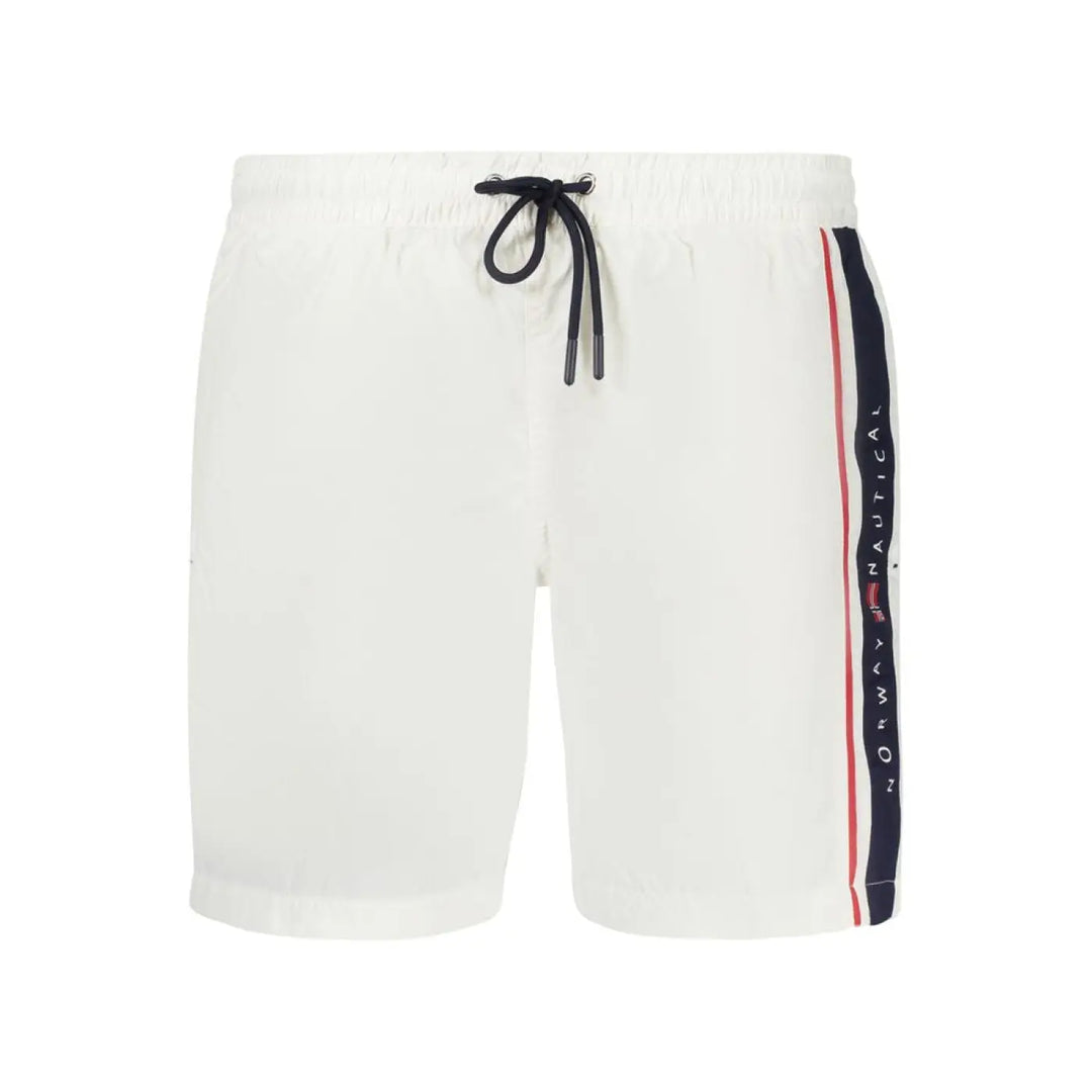 Norway 1963 White Polyamide Men’s Swim Boxer