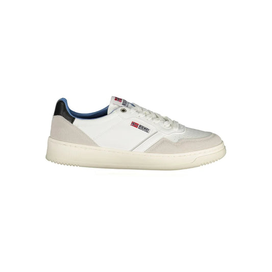 Norway 1963 White Polyester Men Sneaker