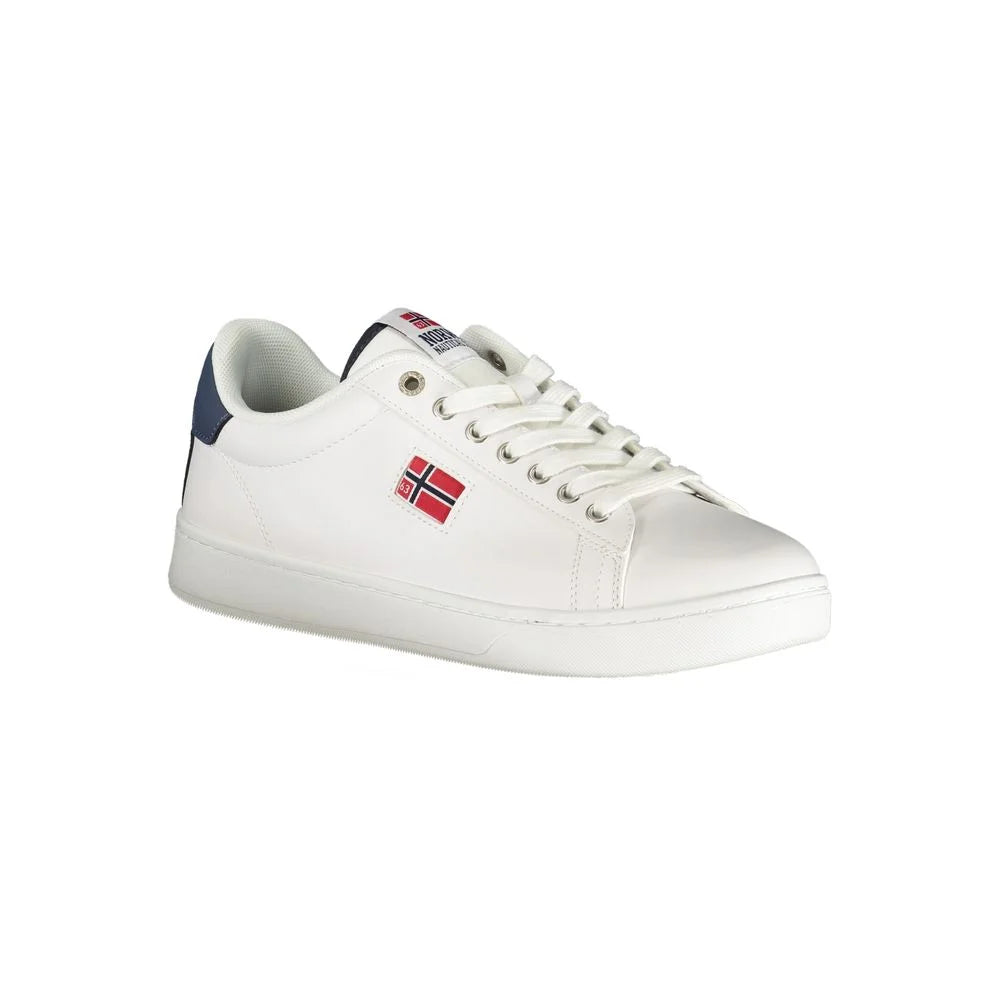Norway 1963 White Polyester Men Sneaker