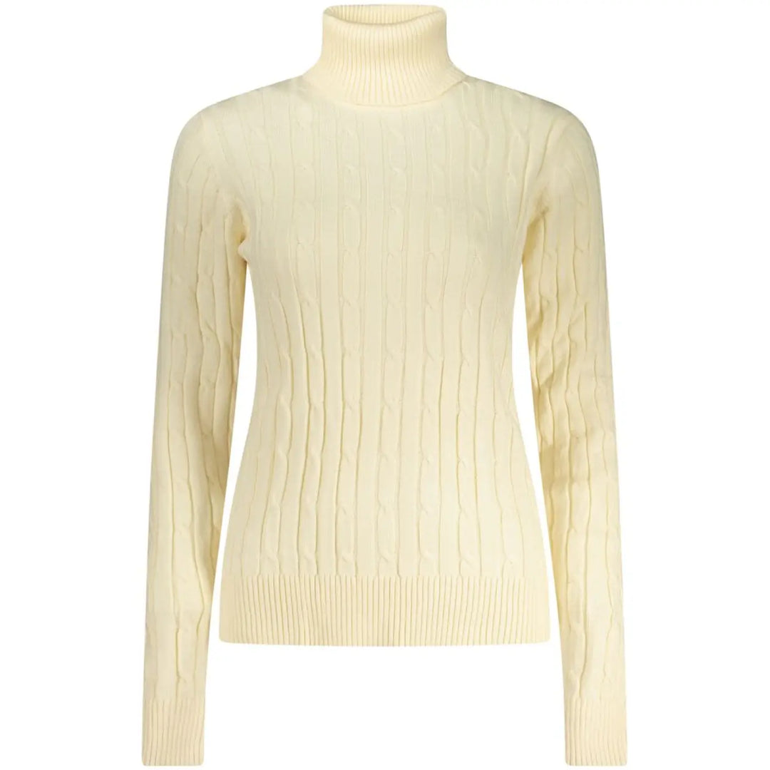 Norway 1963 White Viscose Women’s Turtleneck Sweater