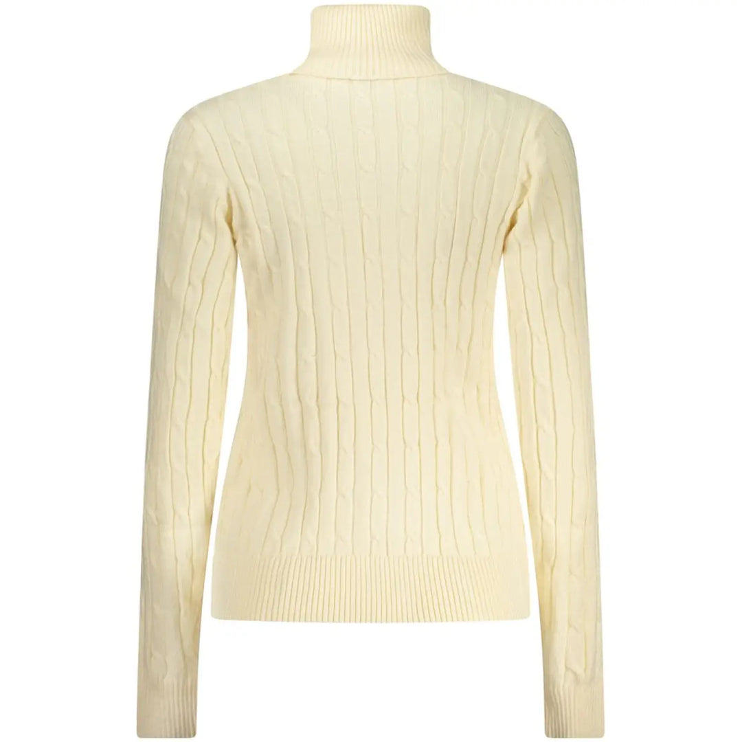 Norway 1963 White Viscose Women’s Turtleneck Sweater