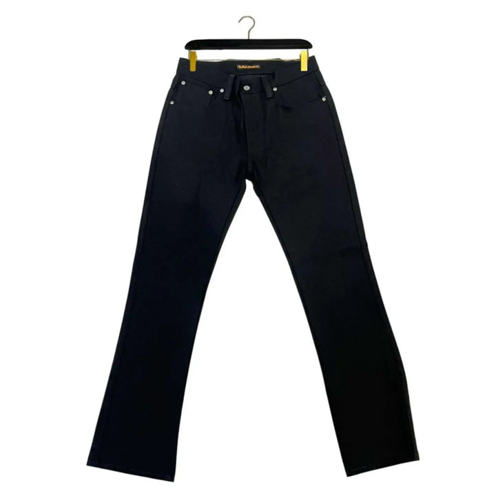 Nudie Jeans Black Cotton Men