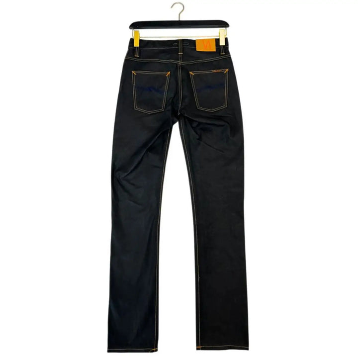 Nudie Jeans Black Cotton Men’s Jean