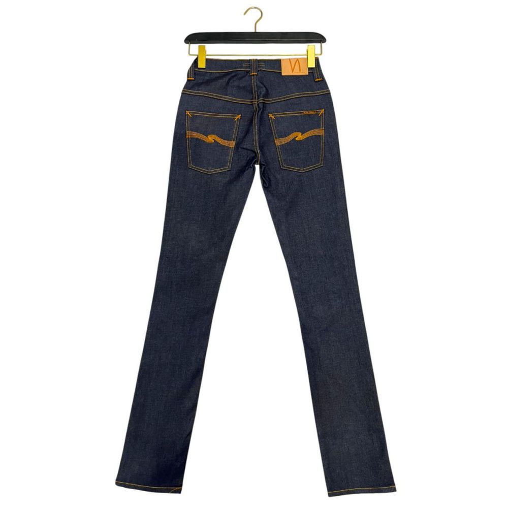 Nudie Jeans Blue Cotton Denim