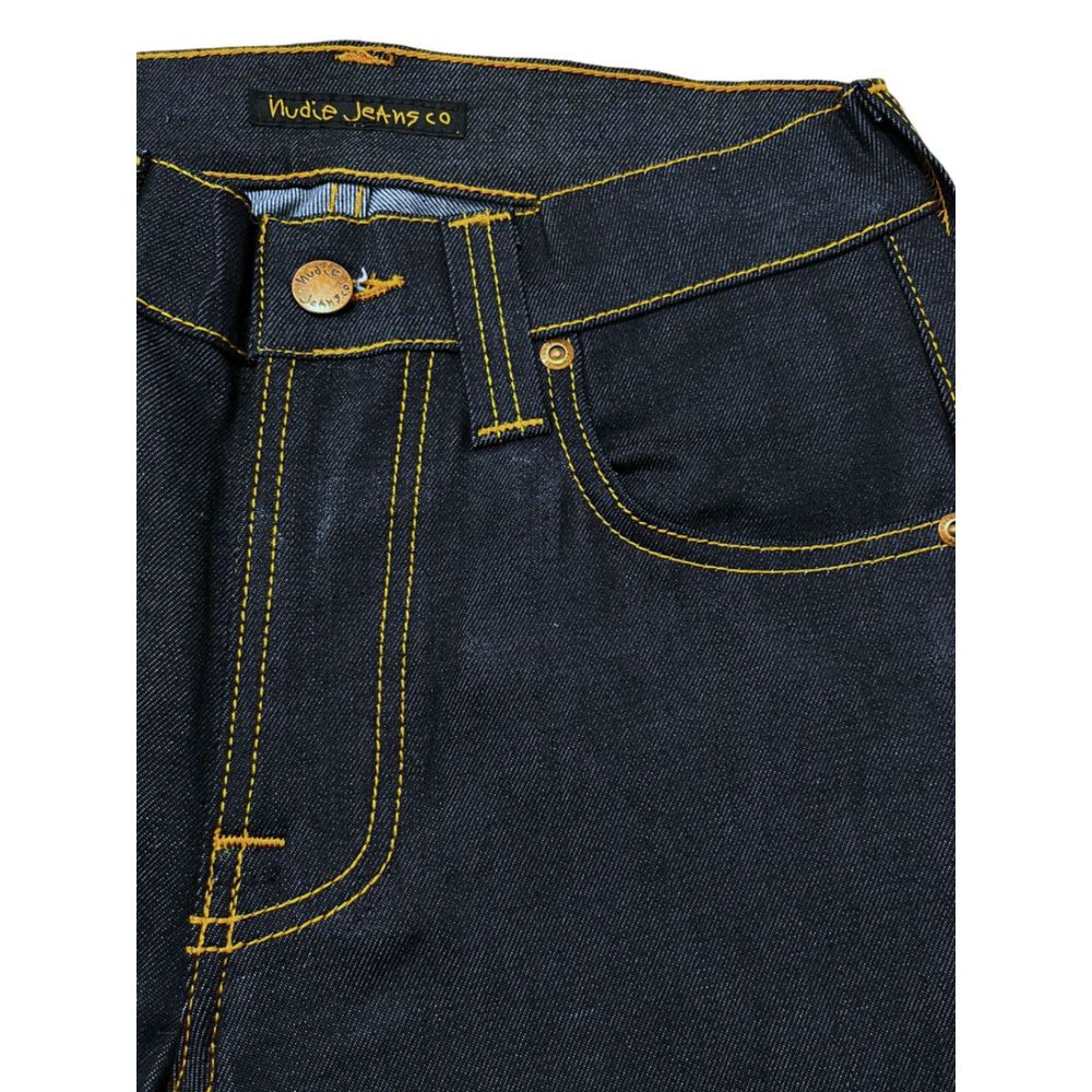 Nudie Jeans Blue Cotton Denim
