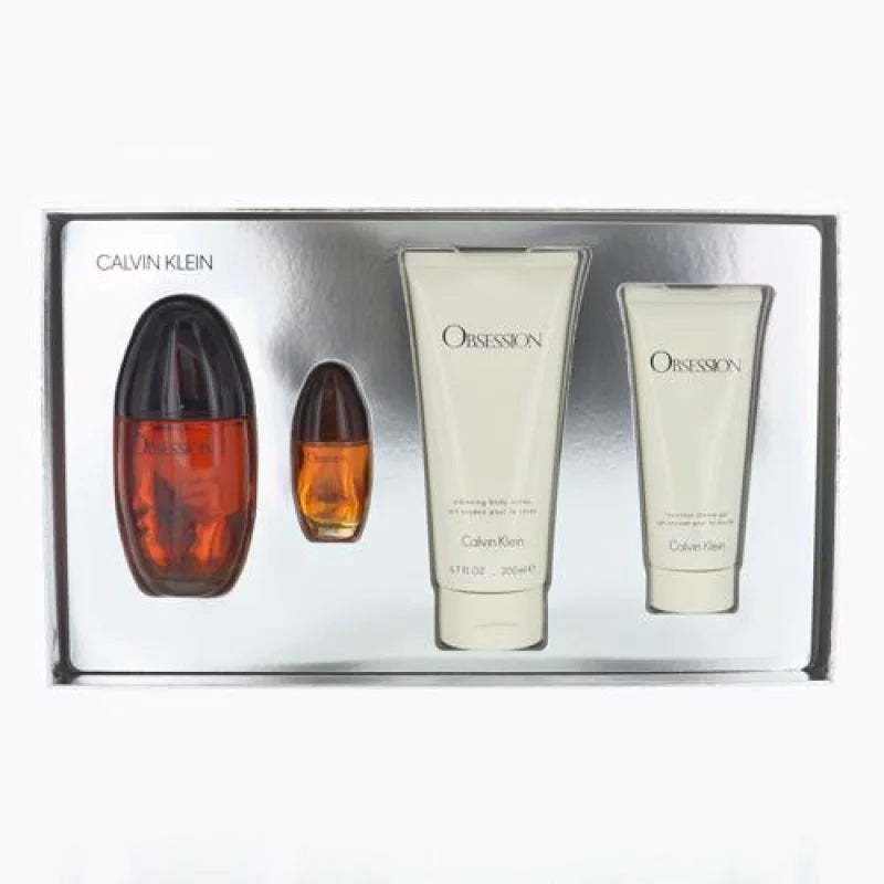 This Obsession 4 Piece Gift Set Luxurious Fragrance Indulgence Women’s Sets Calvin Klein