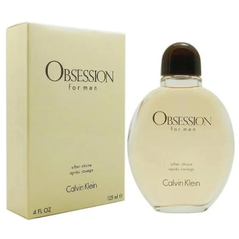 Calvin Klein Obsession Aftershave with Musk Sandalwood Amber Perfume