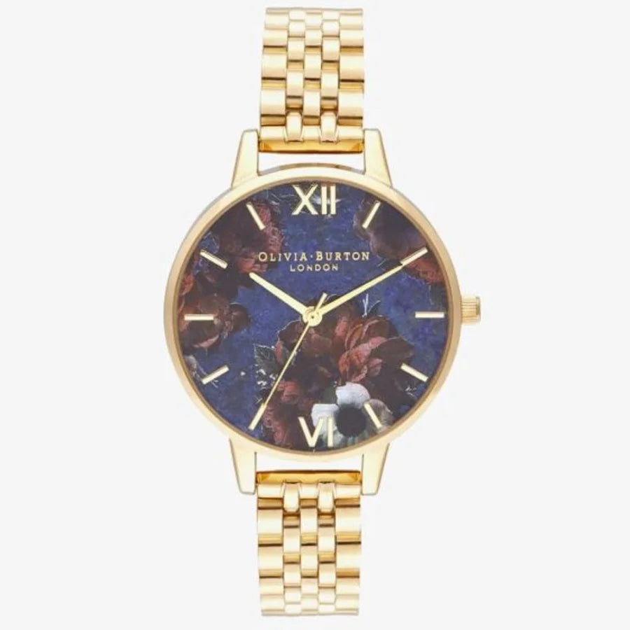Olivia Burton Gold Stainless Steel Dress Watch