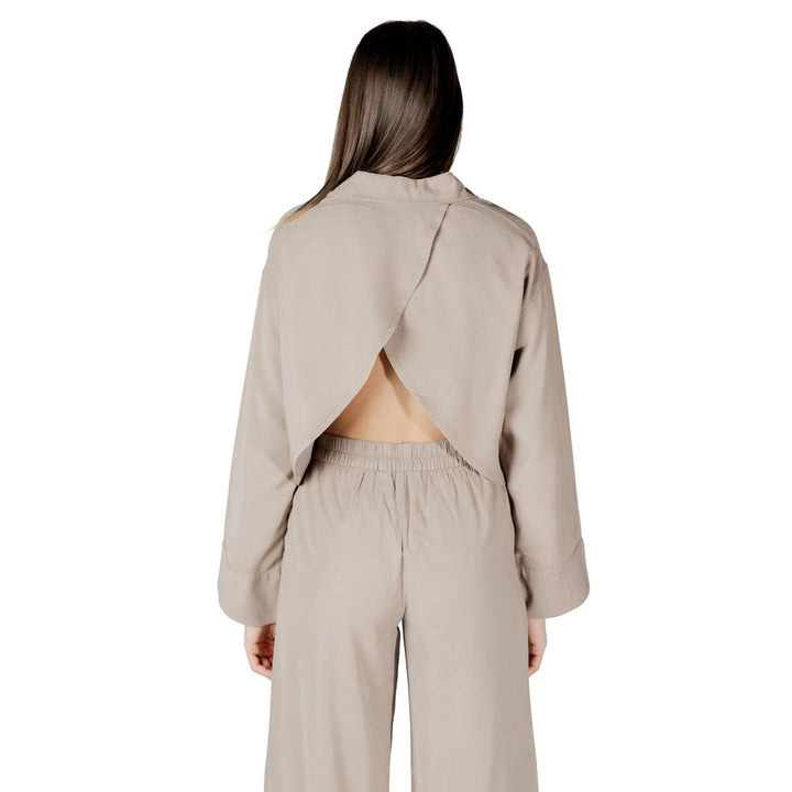 Only Blouses - Women’s Beige Viscose Blouse
