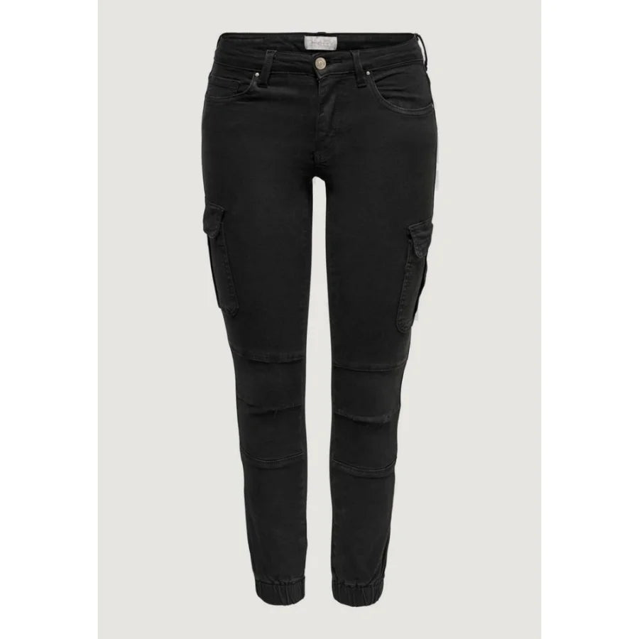 Only Black Cotton Skinny Pants