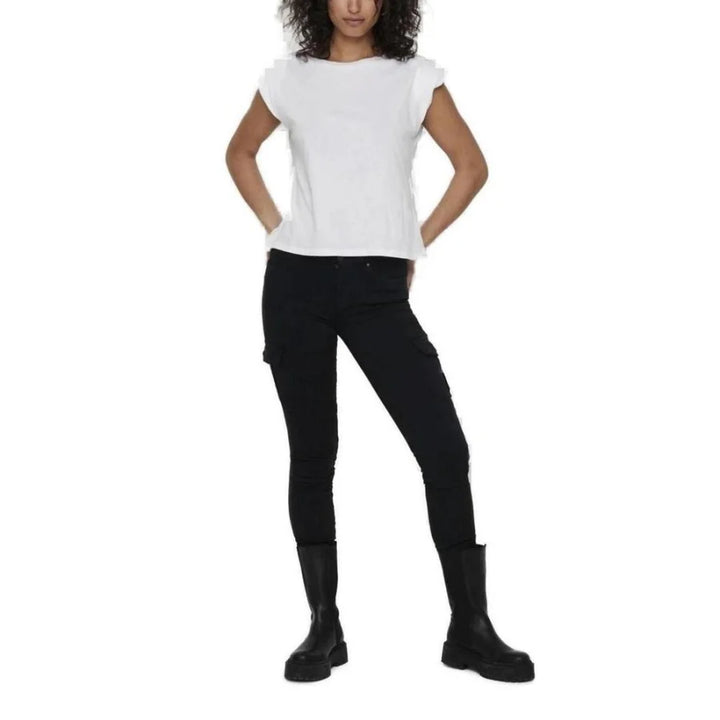 Only Black Cotton Skinny Pants