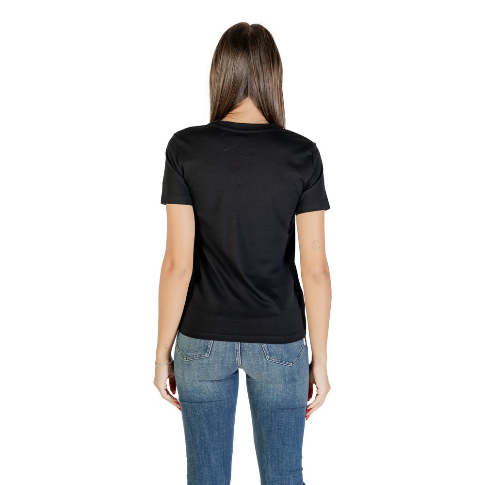 Only - Black Cotton T-Shirt