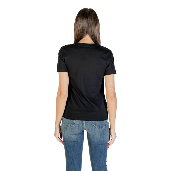 Only - Black Cotton T-Shirt
