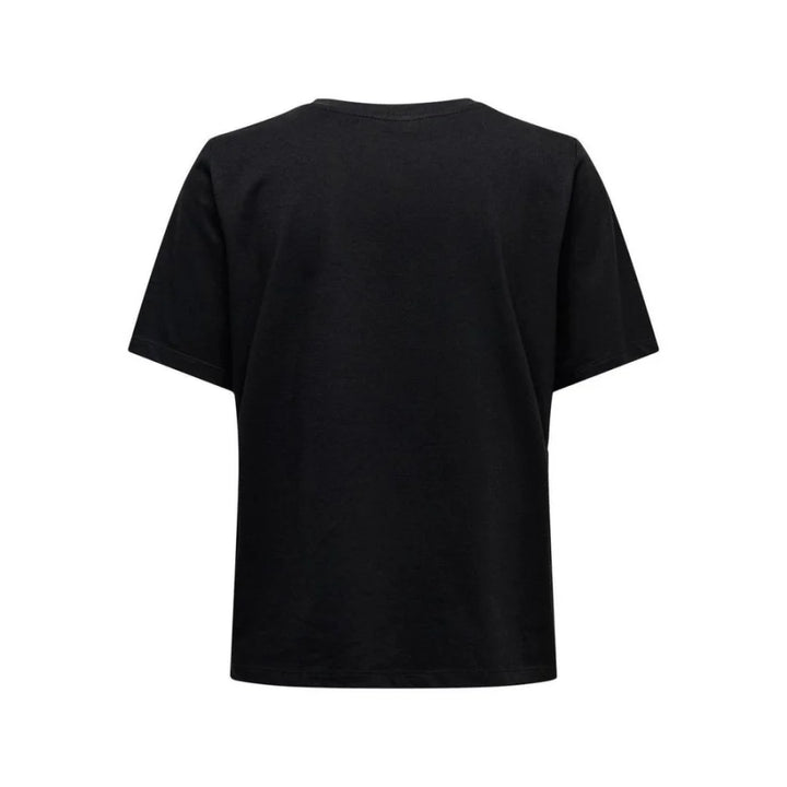 Only Black Cotton T-Shirt