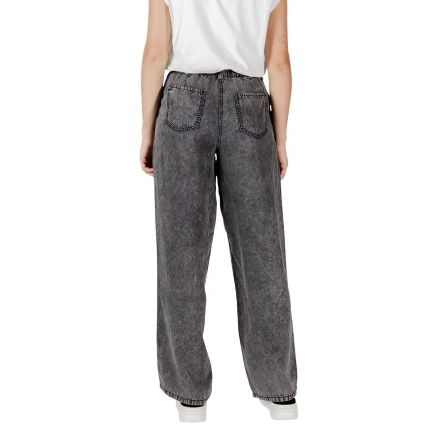 Only Black Lyocell Casual Pants